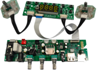 Fabricant de cartes de circuit imprimé numériques OEM personnalisées avec module audio Bluetooth USB TF et affichage numérique