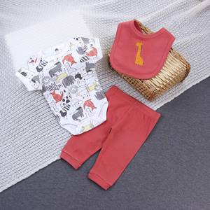 Neugeborenen-Baumwollkleidung-Set Klasse A 52 Stück Babykleidung für den Sommer Grenzüberschreitende Kinderkleidung mit Aufdruck - Product Image 4