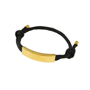 Cross-Border Spot Wholesale ID Double Drawstring <strong>Bracelet</strong> Multi-Color Electroplated Stainless Steel Color Printing Engraving - Product Image 5