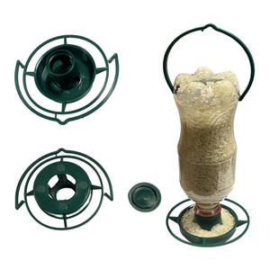 Mangeoire à oiseaux en plastique réutilisable, à fixer sur bouteille, 12,5*3,8 cm, pour jardin extérieur, suspendue - Product Image 2