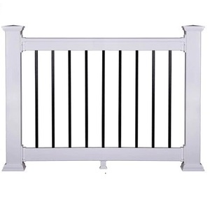 Chất lượng cao giá rẻ Vinyl hàng rào lan can hàng rào vườn <span class=keywords><strong>PVC</strong></span> lan can cho vườn - Product Image 2