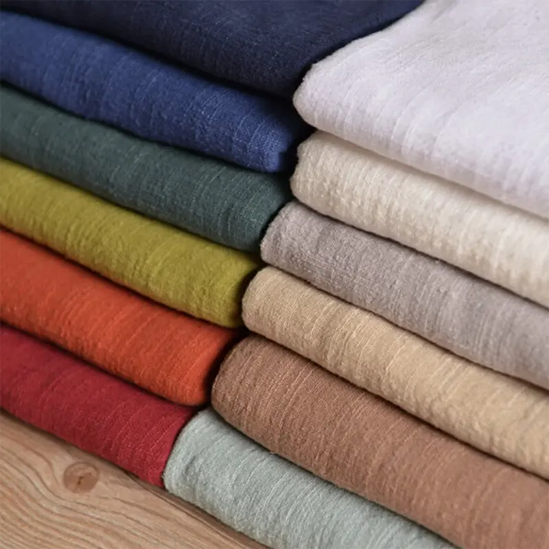 Phản ứng in ấn đồng bằng nhuộm vải 100% linen vải cho hàng may mặc