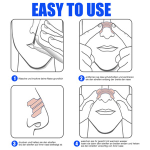 Livraison gratuite Arrêtez de ronfler et de respirer Bandes nasales pour une meilleure respiration en gros - Product Image 5