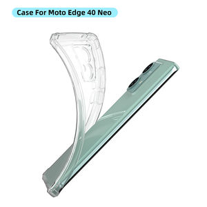 2025 couverture mobile transparente antichoc coque en TPU pare-chocs étui souple Transparent Ultra-mince pour <span class=keywords><strong>Moto</strong></span> Edge 50 40 neo 5G G55 G35 - Product Image 2