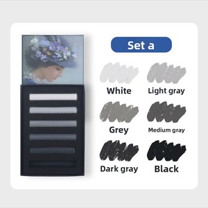 Matériaux <span class=keywords><strong>de</strong></span> dessin <span class=keywords><strong>de</strong></span> qualité supérieure : pastels <span class=keywords><strong>de</strong></span> peinture colorés, crayons <span class=keywords><strong>de</strong></span> fusain souples hydrosolubles, bâtonnets <span class=keywords><strong>de</strong></span> bois <span class=keywords><strong>de</strong></span> saule, carbone - Product Image 6