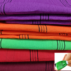 Mais barato poliéster tecido 150D poliéster pele pano tecido Poly Rayon banho luva pano para o mercado Argélia - Product Image 3