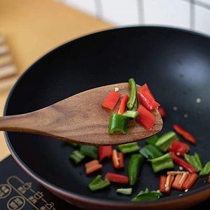 Ensemble d'ustensiles de cuisine en bois modernes et résistants à la chaleur pour la maison, cuillères et spatules, à prix abordable - Product Image 6