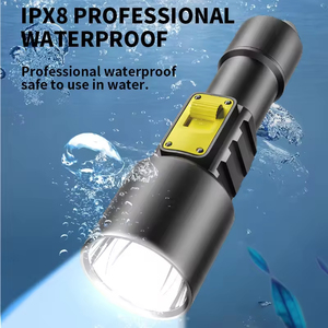 High Power Scuba Diving Torch Amphibious Convenient P70/P160 LED Light Underwater Deep Diving Magnet Switch Camping <b>Flashlight</b> - Product Image 1