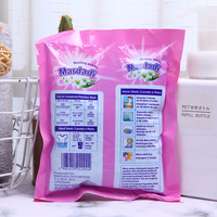 Poudre à laver bleue en sachet de 110g pour lavage à la main, fabriquée en Chine, de qualité supérieure