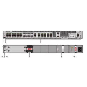 USG6655F(HTM) 02353WAW โฮสต์ AC 8 * Ge + 4 * RJ45 + 10 * 10GE SFP + 2ไฟ AC สำหรับ H W - Product Image 1