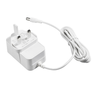 Adaptateur secteur DC 24W 12V 2A 24V 0.5A 5V 4A certifié CE RoHS UKCA, prise murale UK, pour éclairage LED, en matériau PC, à brancher