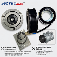 Neuer 12V OPEL Auto-Klimakompressor-Kupplungssatz 104/110MM AC.106.847 CVC/DEPLHI Auto-Klimaanlagen-Magnetkupplungskit 5PK Riemenscheibe ACTECmax