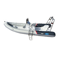 Hedia Hypalon bateau à côtes gonflable Tornadoo pêche en fibre de verre RIB 660 bateau avec moteur hors-bord