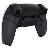 Kit de remappage Rise 2.0 avec poignées caoutchoutées noires et pagaies arrière pour manette PS5