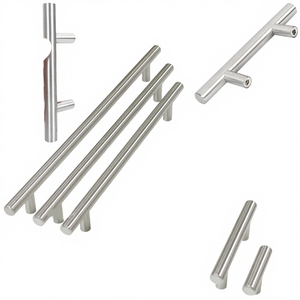 Gagang Furnitur AKADA Modern Multi-Fungsi Model T Berongga Bahan Stainless Steel untuk Lemari Dapur, Kamar Mandi, Pintu, dan Laci - Product Image 4