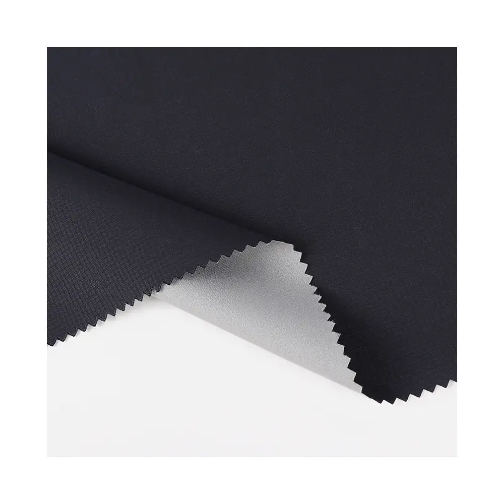High Quality Eco-friendly 100% Polyester Woven Fabric Synthetics 50d Diamond Wire Tpu Medium Clear White Film for Clothing