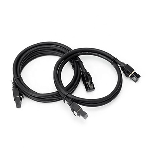 Câble de raccordement blindé RJ45 <span class=keywords><strong>Ethernet</strong></span> CAT8 <span class=keywords><strong>10</strong></span> Gigabit avec capuchon anti-poussière - Product Image 1