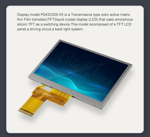 Polcd 4.3 inch <span class=keywords><strong>TFT</strong></span> <span class=keywords><strong>LCD</strong></span> 480x272 độ phân giải màn hình cảm ứng hiển thị RGB giao diện 4.3 "<span class=keywords><strong>TFT</strong></span> <span class=keywords><strong>LCD</strong></span> <span class=keywords><strong>Module</strong></span> bảng điều chỉnh - Product Image 2