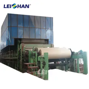 5 To 10 Tons Kraft Paper Plant Machinery Automatic Cardboard Recycling Machine Craft Paper Production Line