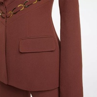 Vêtements de bureau pour femmes costume personnalisé bureau femme dame costume d'affaires vestes femmes costumes bureau formel