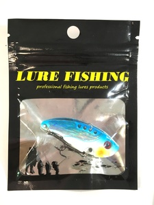 Liquidation de stock d'usine cuillère de pêche en eau salée lame noire premium pesca 21g 28g métal vib leurre pêche - Product Image 2