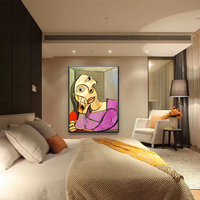 Reproduction d'art mural classique de peinture à l'huile pour la décoration intérieure d'hôtel