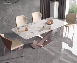 Hiện đại sang trọng ý ăn uống đặt 8 ghế và mở rộng bảng cho căn hộ nhà bếp phòng khách hoặc thanh sử dụng - Product Image 3