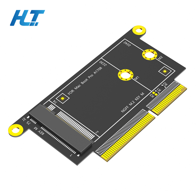 M.2 NVMe SSD Adapter Card for Macbook Pro Retina 13" A1708 2016-2017 2230/2242mm Key-M Compatible Desktop Use in Stock