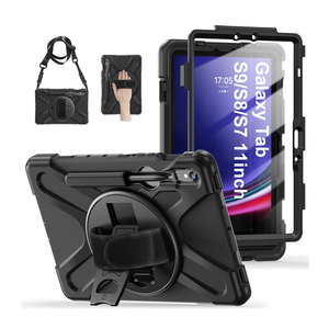 Máy tính bảng trường hợp đối với Samsung <span class=keywords><strong>Galaxy</strong></span> Tab S10 FE X520 / S9 FE/X510/S9 X710/S7 t870/S8 X700 chân đế tay dây đeo vai Bút Chì Chủ - Product Image 2