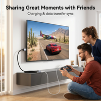 Câble d'extension USB-C, transfert de données 10 Gbps et charge rapide 100 W, cordon mâle vers femelle de type C pour PSVR2, MacBook Air, iPad Pro