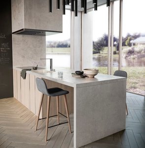 Honed Polished Light <strong>Grey</strong> Sintered Stone Porcelain <strong>Interior</strong> Wall Panel Wall <strong>Cladding</strong> for Dining Bathroom - Product Image 4