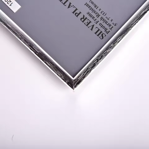 Mới nhất phong cách máy tính để bàn chủ 5x7 Sterling kim loại satin sáng bóng bạc bức ảnh hình ảnh khung - Product Image 4