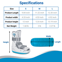 Botte de marche gonflable TJ-FM005, botte médicale à air pour la récupération des entorses et fractures de la cheville
