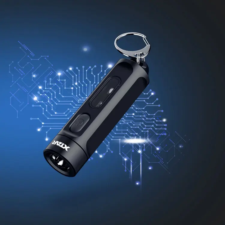 XTAR T1 Mini Portable EDC Torch Keychain Small Flashlight USB Type C Rechargeable Tiny LED Light
