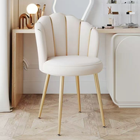 Fauteuil de loisirs pliable de luxe style crème avec dossier solide pour chambre, salon, appartement et hôtel