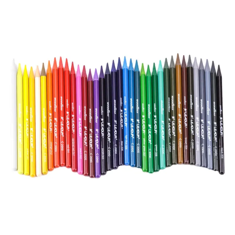 Hot Sale colored pencils manufacturer cheap Woodless Color Pencils Water Colored Pencil