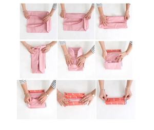 Femme dessin animé pliable sac à provisions Polyester pliable sac à provisions motif Nylon pliable sac à provisions pour filles cadeau Eco - Product Image 4