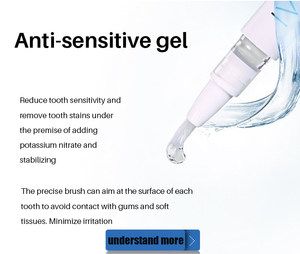 Easy <span class=keywords><strong>Bleac</strong></span> Bright Kits de peróxido de blanqueamiento de dientes inalámbricos 32X Led Light Print Logo Bolsa de embalaje - Product Image 5