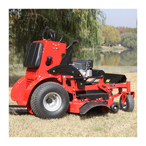 Industrial Grade Zero Turning Standing Four-Wheel Lawn Mowing <strong>Cart</strong> with Weed Remover for <strong>Garden</strong> Care - Product Image 2