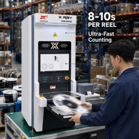 Komponen PLC WISDOM DS-3000 Core BGAX-Ray untuk Mesin Penghitung Otomatis Kecepatan Tinggi Offline pada Lini Perakitan SMT dengan Manajemen Inventaris Reel