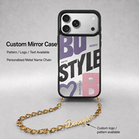 Cadena de Metal Personalizada para Teléfono, Grabado Láser con Nombre y Logotipo, Correa de Cordón, Accesorio de Regalo Personalizado, Venta al por Mayor, MOQ 20 (Modelo Único)