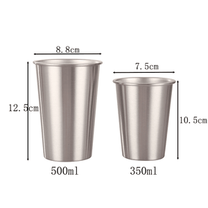 Mug à dents réutilisable en acier inoxydable personnalisé pour la famille, 350 ml/500 ml, pour enfants et adultes - Product Image 6