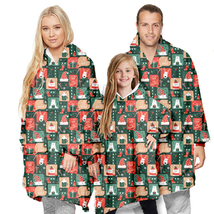 Customized Print Sublimation <strong>Hoodie</strong> <strong>Blanket</strong> <strong>Oversized</strong> Sweatshirt Wearable <strong>Hoodie</strong> TV <strong>Blanket</strong> Personalized - Product Image 3