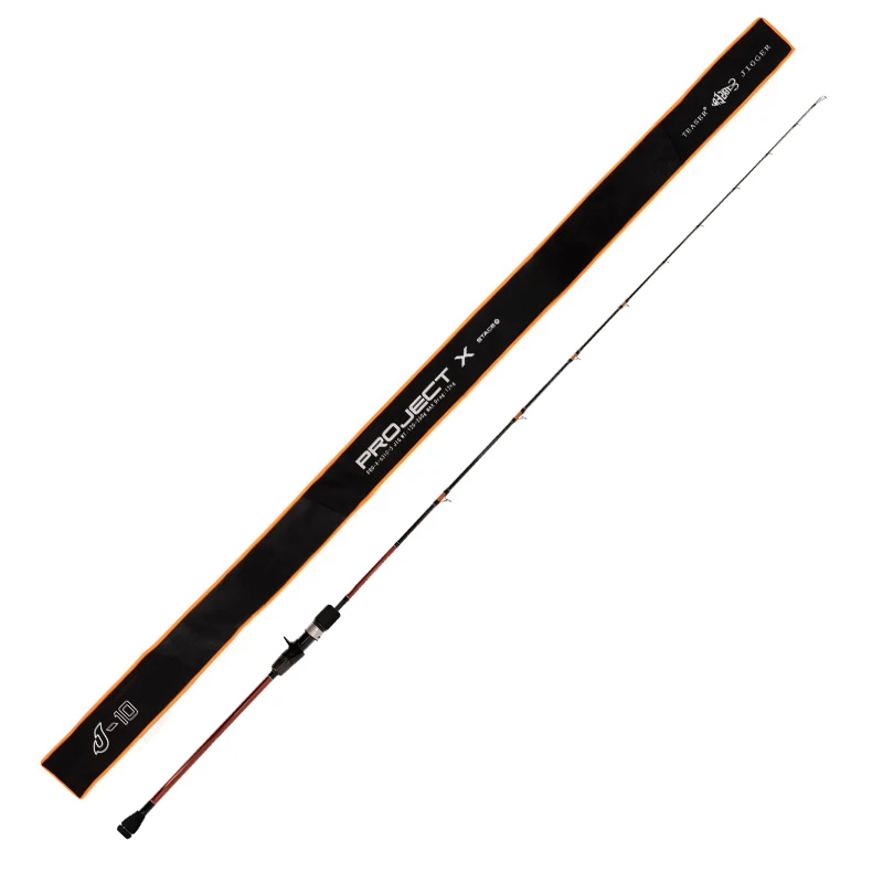 J10 1.91cm 1セクションライトスローピッチジギング釣り竿