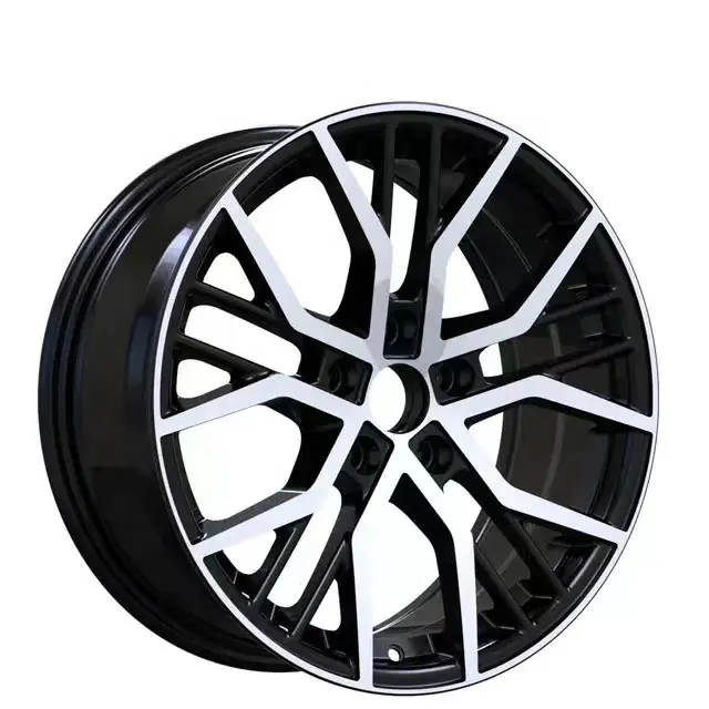 Aro de carro original com roda de liga preta de qualidade 5X100 5X112 r 15 16 17 18 19 polegadas