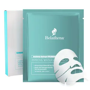 Mascarilla de Corea de Belathena DONGBANG, producto famoso cosmético, máscara beta glucana de htdrogel y máscara de ácido hialurónico para el cuidado de la piel, hecha en Corea