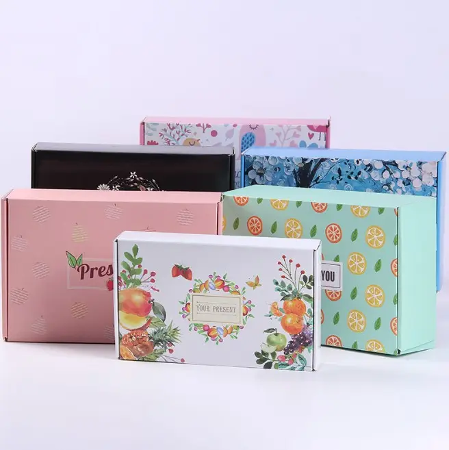 Custom Printed clothing Corrugated Paper Mailer Airplane shape Boxes,3 layers Foldable Customized gift Mailer Shipping Boxes