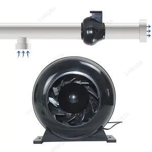 23W large power Air Volume 170m3/h High speed 2450RPM Industry Household 110V/220V Plastic pipeline booster fan