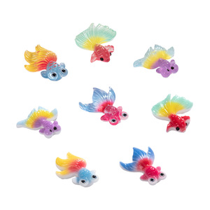 Ornement d'aquarium en résine Dp Poisson porte-bonheur coloré flottant Décoration pour animaux de compagnie Style moderne Étanche - Product Image 5