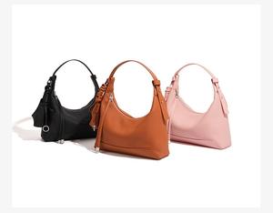 Luxury New <b>Ladies</b> Casual Soft Cowhide <b>Leather</b> Handbag with Zipper Closure Crossbody Shoulder <b>Bag</b> for Women - Product Image 3